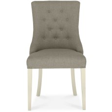 Chartreuse Antique White Uph Arm Chair - Titanium (Pair) Chartreuse Antique White Uph Arm Chair - Titanium (Pair)