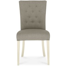 Chartreuse Antique White Uph Chair - Titanium (Single) Chartreuse Antique White Uph Chair - Titanium (Single)