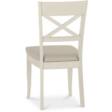 Chartreuse Antique White X Back Chair (Pair) Chartreuse Antique White X Back Chair (Pair)