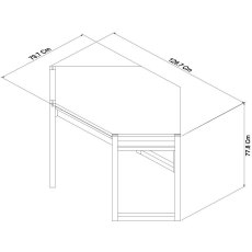 Studio Oak Corner Desk