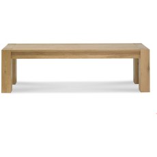 Turin Light Oak Bench