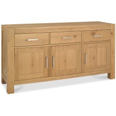 Turin Light Oak Wide Sideboard