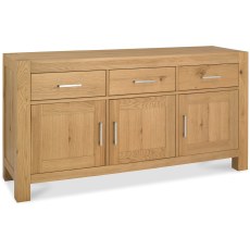 Turin Light Oak Wide Sideboard Turin Light Oak Wide Sideboard