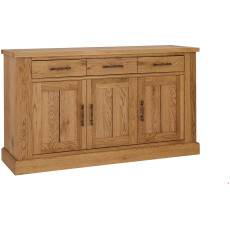 Westbury Rustic Oak 3 Door Sideboard Westbury Rustic Oak 3 Door Sideboard