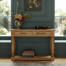 Westbury Rustic Oak Console Table