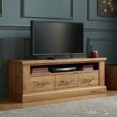 Westbury Rustic Oak Entertainment Unit