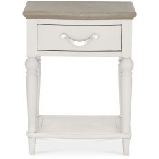 Montreux Grey Washed Oak & Soft Grey 1 Drawer Nightstand