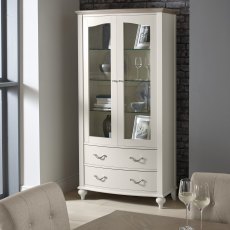 Ashley Grey Washed Oak & Soft Grey Display Cabinet