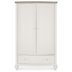 Montreux Grey Washed Oak & Soft Grey Double Wardrobe Montreux Grey Washed Oak & Soft Grey Double Wardrobe