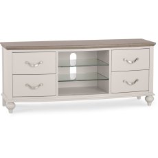 Montreux Grey Washed Oak & Soft Grey Entertainment Unit