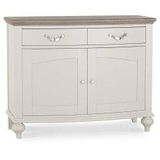 Montreux Grey Washed Oak & Soft Grey Narrow Sideboard