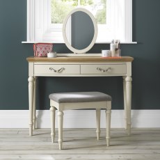 Ashley Pale Oak & Antique White Dressing Table