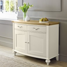 Ashley Pale Oak & Antique White Narrow Sideboard