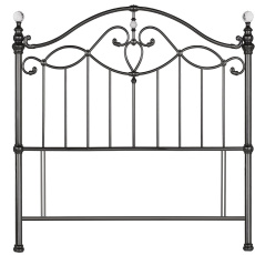 Elena Black Nickel Headboard King 150cm Elena Black Nickel Headboard King 150cm