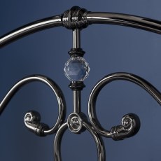 Elena Black Nickel Headboard King 150cm Elena Black Nickel Headboard King 150cm