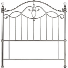 Elena Shiny Nickel Headboard King 150cm Elena Shiny Nickel Headboard King 150cm