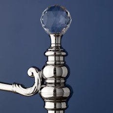 Elena Shiny Nickel Headboard Small Double 122cm Elena Shiny Nickel Headboard Small Double 122cm