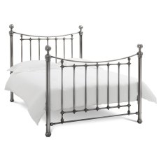 Isabelle Antique Nickel Bedstead Double 135cm Isabelle Antique Nickel Bedstead Double 135cm