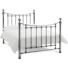 Isabelle Antique Nickel Bedstead King 150cm Isabelle Antique Nickel Bedstead King 150cm