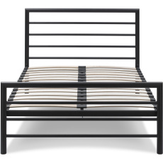 Urban Matt Black Bedstead Double 135cm Urban Matt Black Bedstead Double 135cm