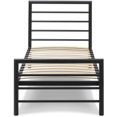 Urban Matt Black Bedstead Single 90cm