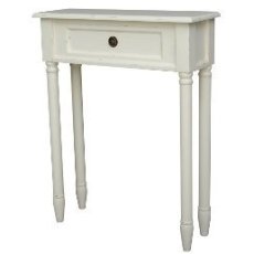 Emily Off White Mini Console Table Emily Off White Mini Console Table