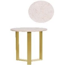 Leo Side Table - Marble Top Leo Side Table - Marble Top