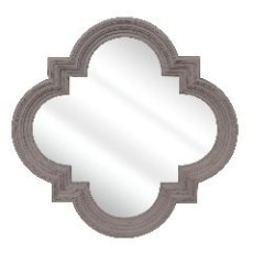 Heritage Mirror - Grey With Gold Distress Heritage Mirror - Grey With Gold Distress