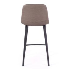 Vintage Beige Pu Counter Stool