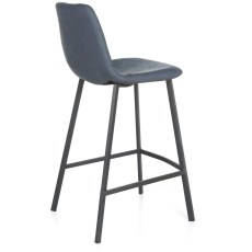 Vintage Blue Pu Counter Stool Vintage Blue Pu Counter Stool