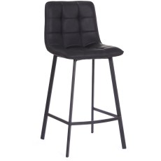 Louise Pu Vintage Black Counter Stool Louise Pu Vintage Black Counter Stool