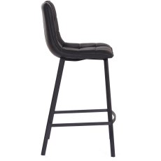 Louise Pu Vintage Black Counter Stool Louise Pu Vintage Black Counter Stool