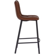 Louise Pu Vintage Cognac Counter Stool Louise Pu Vintage Cognac Counter Stool