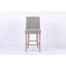 Rosa Sand Linen Counter Stool