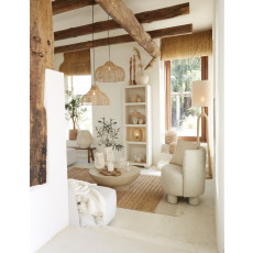 Vloerkleed 280x160 cm IVARO naturel