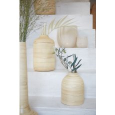 Vaas deco 18x295 cm OTAMA naturel (4 pieces)