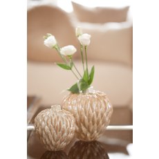 Vaas deco 19x20 cm USIKA keramiek wit parelmoer (6 pieces) Vaas deco 19x20 cm USIKA keramiek wit parelmoer (6 pieces)