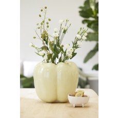 Vaas deco 35x35x305 cm BELLPEPPER glans licht geel Vaas deco 35x35x305 cm BELLPEPPER glans licht geel