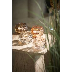 Theelicht 125x85 cm HAVANA glas taupe (6 pieces) Theelicht 125x85 cm HAVANA glas taupe (6 pieces)