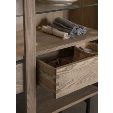 Archive Vitrine with 2 Drawers & 3 Shelves