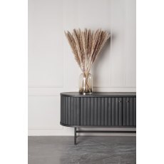 Velvet HIFI Sideboard with 2 Doors with Plug for Wires