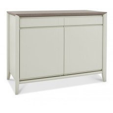 Bergen Grey Washed Oak & Soft Grey Narrow Sideboard