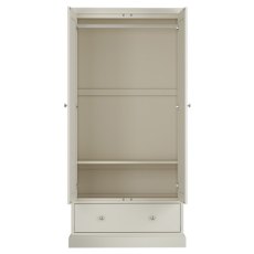 Rivendell Cotton Soft Grey Double Wardrobe