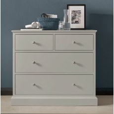 Rivendell Cotton Soft Grey 2+2 Drawer Chest