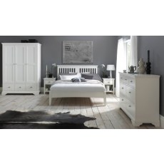 Montana White Bedstead Double 135cm