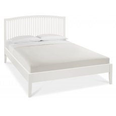 Ashby White Slatted Bedstead Double 135cm Ashby White Slatted Bedstead Double 135cm