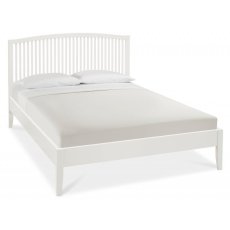 Ashby White Slatted Bedstead Small Double Ashby White Slatted Bedstead Small Double
