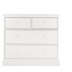 Rivendell White 2+2 Drawer Chest