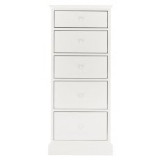 Ashby White 5 Drawer Tall Chest Ashby White 5 Drawer Tall Chest