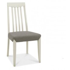 Bergen Grey Washed Slat Back Chair - Titanium Fabric Bergen Grey Washed Slat Back Chair - Titanium Fabric